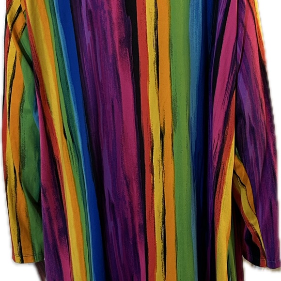 Women’s Rouge Collection Multicolored Duster Size 3X - Picture 6 of 15